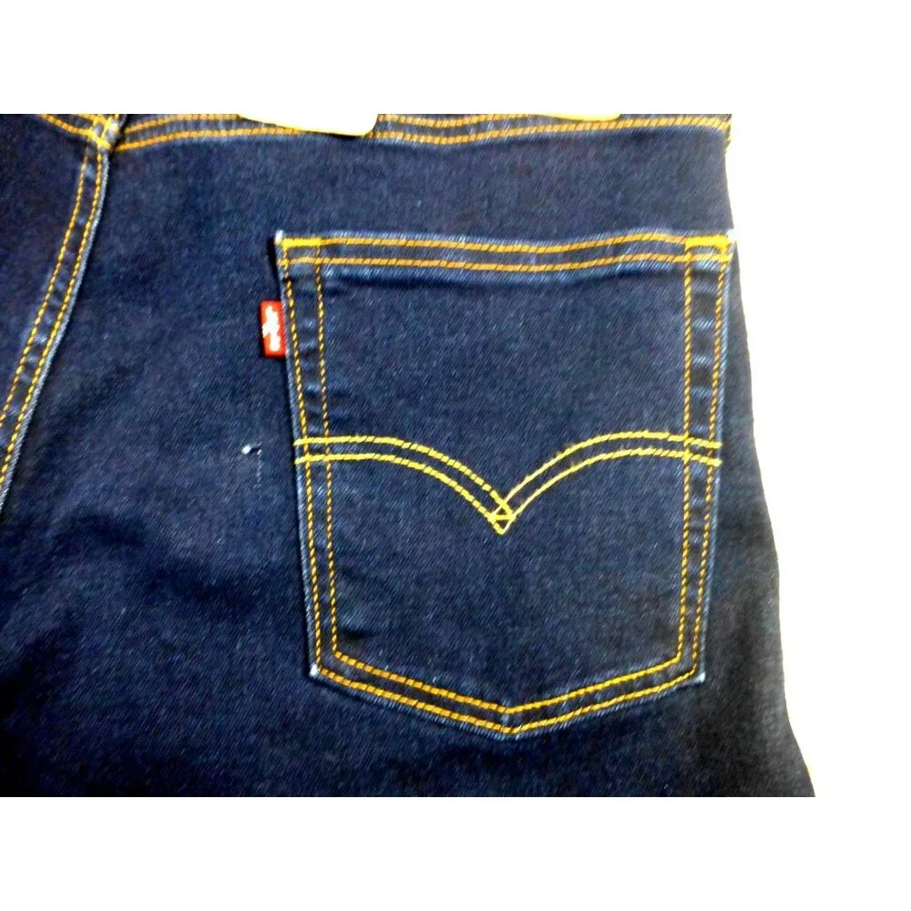 Levis 513 Slim Straight Stretch Jeans 34X32 Mens Original Riveted Denim - Picture 10 of 10